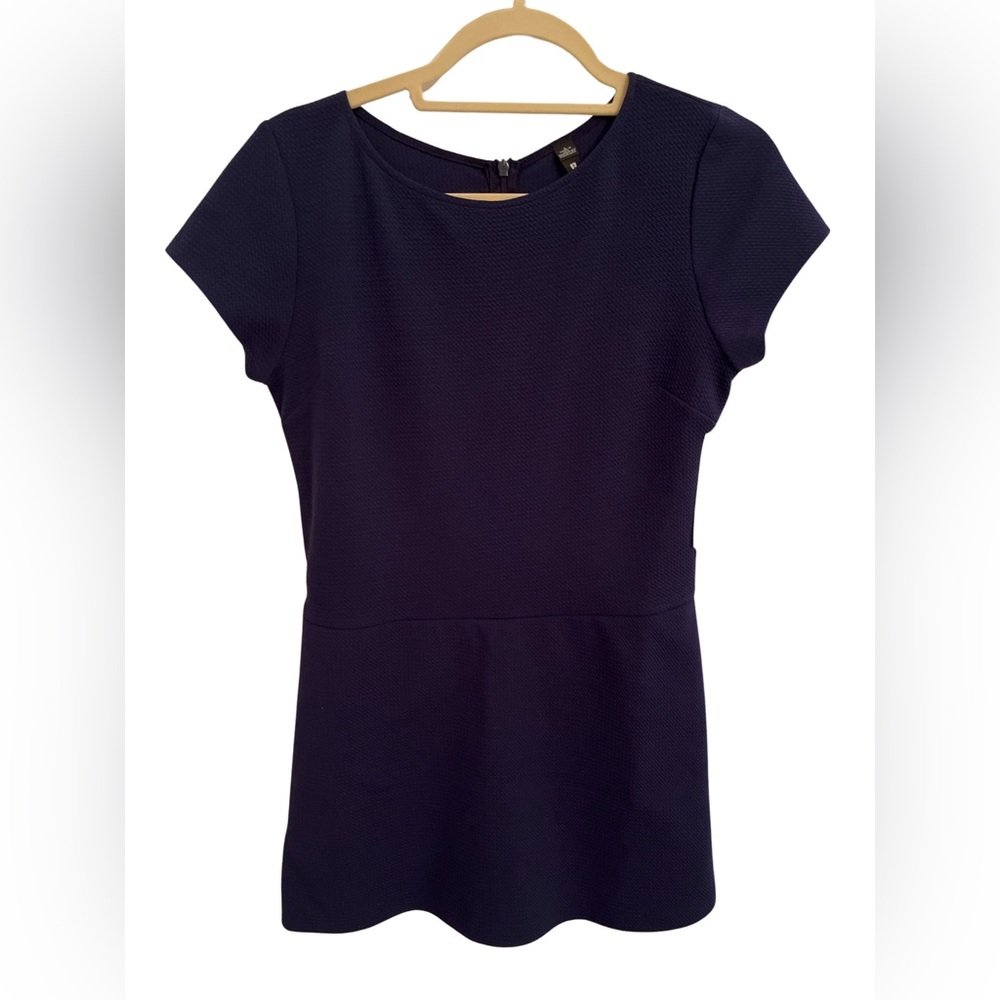 Design Lab super cute navy blue dress with skort bottom SZ L